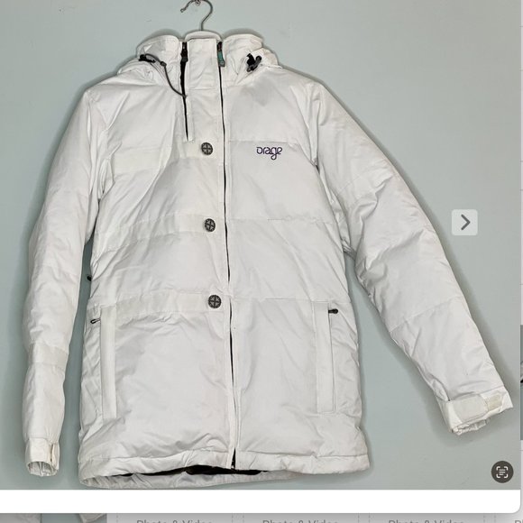 Orage Womens White Insulated Waterproof Ski Snowboard & Snow Jacket Parka - Picture 6 of 13